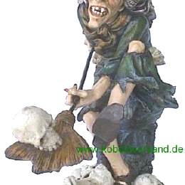 Garstige Hexe, wicked witch mit Katze