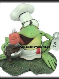 Funny Frosch Koch Froschfigur