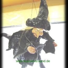 Kleine Hexe- Figur Kupferhaar