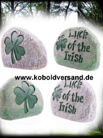 Gartenstein Luck of the irish und Kleeblatt