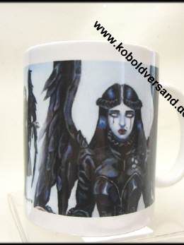 Gothic Tasse mit schwarzem Engel Purity